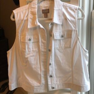 White vest from Chico’s